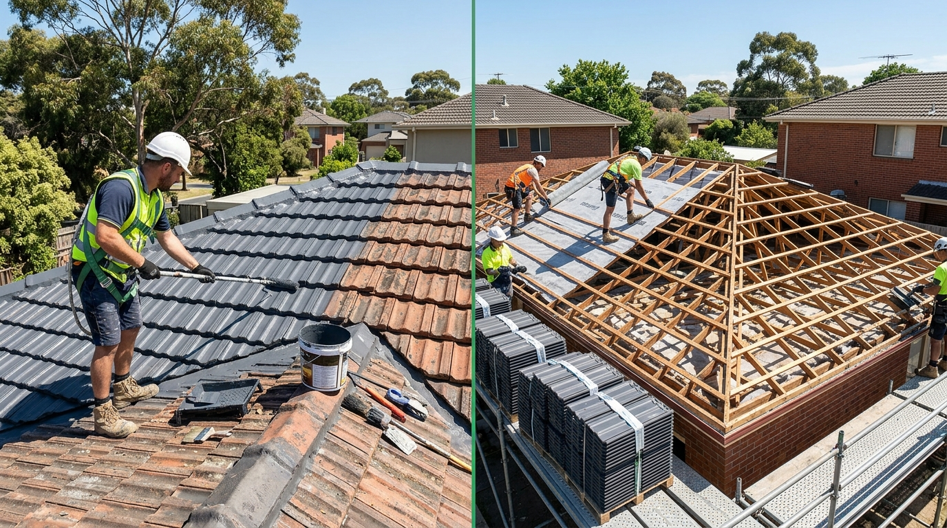 Roof Restoration vs Roof Replacement